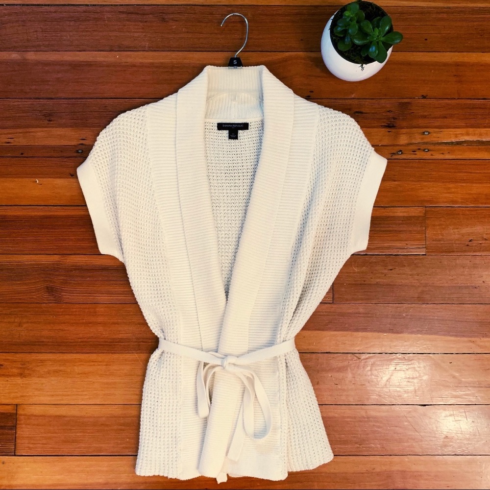 🎉HP🎉Banana Republic XS Tie Wrap Cardigan